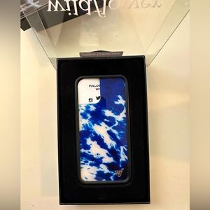 Wildflower cases blue tie dye iPhone 12 mini case